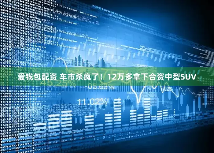 爱钱包配资 车市杀疯了！12万多拿下合资中型SUV
